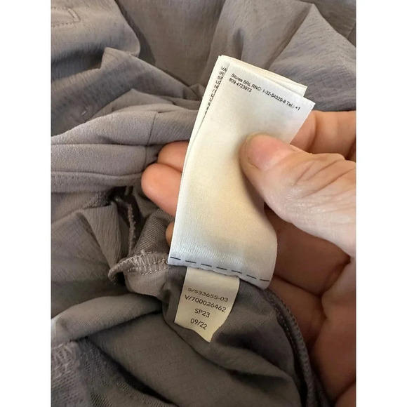 Athleta Women's Gray Straight Leg Zipper Pocket High Rise Ankle Pant Size 4 - Picture 10 of 10